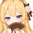 扇で口元を隠した冷笑
